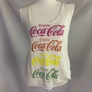{true vintage} enjoy Coca Cola tank top size S